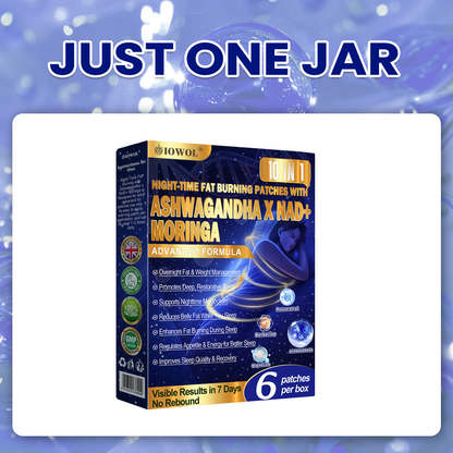 IOWOL ® NIGHT-TIME FAT BURNING PATCHES! ZERO PILLS & ZERO WASTE & ZERO STRUGGLE & 100% RESULTS