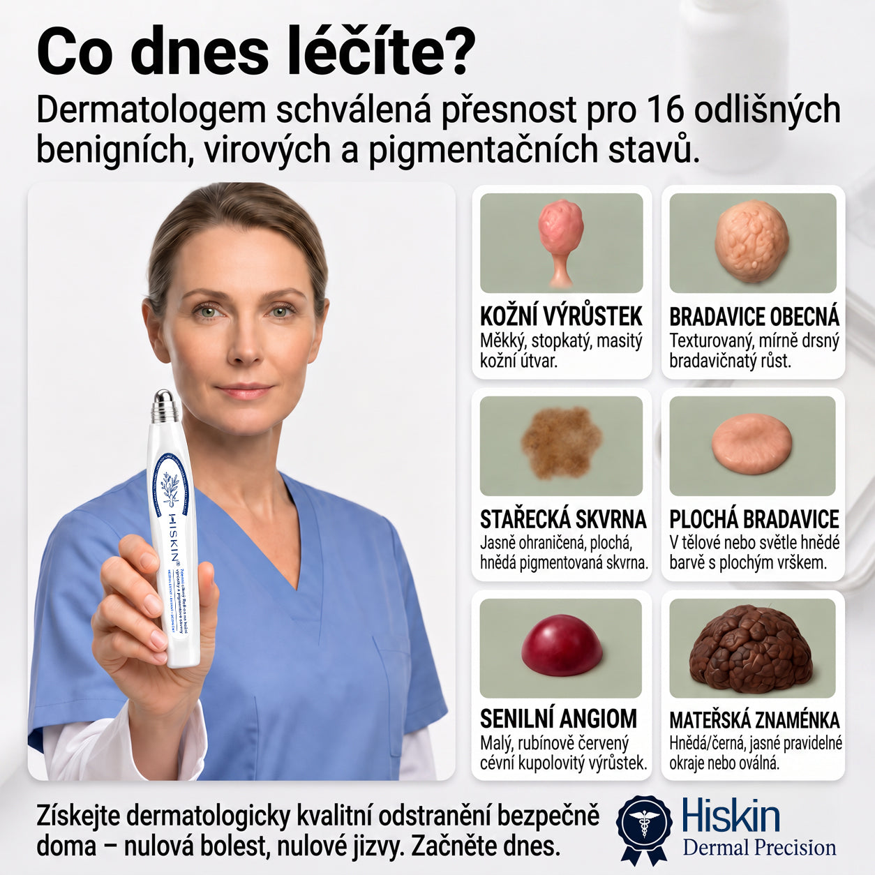 Oficiální značkový obchod🖊️|🎁 Hiskin® 7denní odstraňovač skvrn a pigmentových skvrn (Bezbolestný rollerball bez jizev)🐬